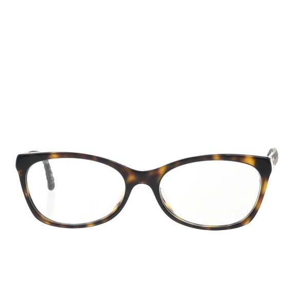 CHANEL CC Logo Matelasse Glasses Eye Wear 3287-Q-A Plastic Brown 09RF712 - Picture 2 of 12